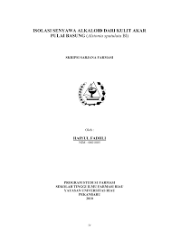 Tanah liat talawi sawahlunto kajian karakteristik dan potensi implementasinya pada karya kriya keramik download: Contoh Skripsi Farmasi Bahan Alam Pdf Kumpulan Berbagai Skripsi