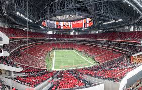 The stadium is owned by the state government of georgia through. Mercedes Benz Stadium Atlanta Falcons Football Stadium Stadiums Of Pro Football
