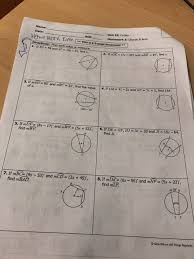 Unit d homework helper answer key. Namer Date Unit 10i Oircles Homework 3 Chords Chegg Com