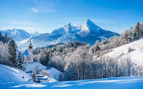 Maybe you would like to learn more about one of these? Bavarian Alps Winter Landscape Wallpaper