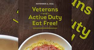 Olive Garden Veterans Day Discount Savings For The Whole Family Veterans Day 2021