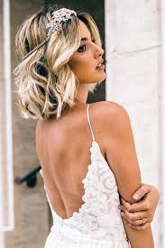Short wedding hair can be gorgeous too, this hairstyle proves it! Bridal Hairstyles For Short Hair Wedding Inspirations 2020 Jj S House In 2021 Short Hair Bride Short Wedding Hair Short Bridal Hair
