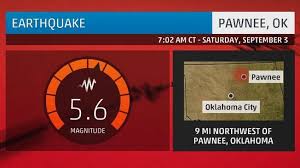 5 6 Magnitude Earthquake Saturday Morning In Oklahoma The Weather Channel Earthquake Oklahoma Oklahoma History