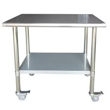 Sportsman Stainless Steel Silver Kitchen Utility Table With Locking Casters In 2020 Kitchen Utility Tables Stainless Steel Work Table Stainless Steel Kitchen