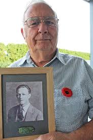 Father's name tag plucked from a field in France