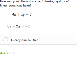 Once you have done this, you will be analyzing the m and b values. Number Of Solutions To A System Of Equations Algebraically Practice Khan Academy