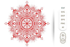 Download Mandala Svg Mandala Hearts Svg Mandala Dxf Eps Png Svg 463563 Svgs Design Bundles