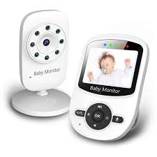 Amazon Com Newbaby 2 4 Video Baby Monitor With Digital Color Camera Wireless View Video Two Way Talk Lullabies Infrared Night Vision Temperature Monitoring Feeding Alarm Sm24 Baby