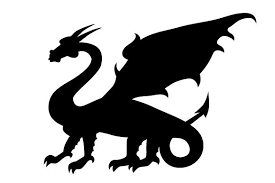 Download Dragon Silhouette In Profile Svg Cut File By Creative Fabrica Crafts Creative Fabrica