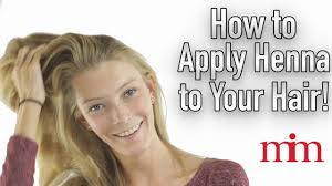 Apply Henna On Hair For Strength Color & Shine