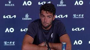 The italian ninth seed suffered the injury during his. Australian Open Matteo Berrettini Erklart Ruckzug Wegen Bauchmuskelverletzung Tennis Video Eurosport