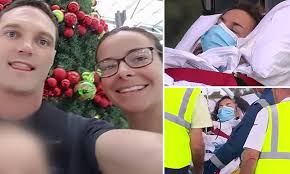 Brave husband punches shark to save his wife's life during a surfing trip  at a popular NSW beach