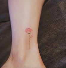 Delicate Rose Ankle Tattoo Tiny Rose Tattoos Ankle Tattoos For Women Tattoos For Women