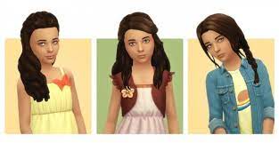 To lilsimsie's custom content finds blog (ft. Simple Simmer Followers Gift 2 12 Child Hairs Sims 4 Hairs Sims 4 Children Maxis Match Follower Gift