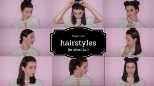 Bob is a short haircut that is suitable for girls and looks great without styling. 10 Super Easy Hairstyles For Short Hair Youtube