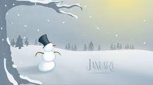January Desktop Wallpaper Cartoon Wallpaper January Wallpaper Wallpaper