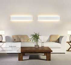 Tube led indoor or outdoor half cylinder up and down wall light in black. Long Modern Contemporary Led Wall Lamps Sconces For Indoor Metal Wall Light 90 240v Ip 44 For Bathroom Bedroom Living Room Lightingo Co Uk