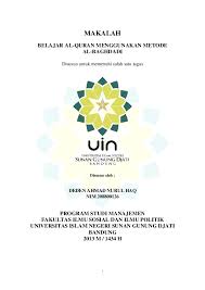 Sebutan ngaji turutan sudah dikenal dalam serat centhini dalam salah satu fragmen bercerita tentang kebiasaan orang jawa sesudah matahari terbenam. Pdf Makalah Belajar Al Quran Menggunakan Metode Al Baghdadi Deden Ahmad Nurul Haq Academia Edu