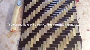Motif ini artinya bambu yang tumbuh segerombol. Cara Membuat Anyaman Motif Sederhana Untuk Sandaran Kursi Bambu Youtube