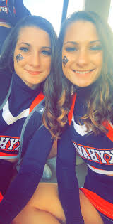 Twins College Cheer Disney World Football Stadium Uca Espn College Cheer Cute Cheer Pictures World Football