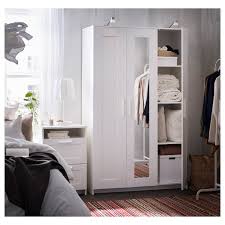 Click on image to zoom. Brimnes White Wardrobe With 3 Doors 117x190 Cm Ikea