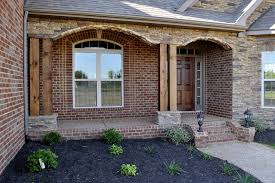 .cedar post base porch posts were warped at the porch post base trim and columns on new construction have peeled cedar post is pretty columns composite railing porch posts. Cedar Post And Stone Front Porch Traditional Porch Nashville By Robinson Construction Group Mt Juliet Tn Houzz