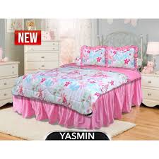 Keunggulan sprei dan bed cover my love : Bedcover My Love Yasmin 160 X 200 Sprei Rumbai Shopee Indonesia