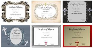 Download free printable baptism certificate samples from . Free Printable Baptism Certificate Customizable