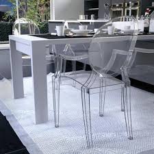 Poly And Bark Burton Clear Arm Chair Em 103 Clr Glamour Living Room Chair Dining Room Chairs