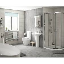 What color tile would you like to install?*= _ measure from the wall behind the toilet to the center of one of the closet. Wickes Boutique Belmont White Glazed Porcelain Wall Floor Tile 590 X 290mm Wickes Co Uk