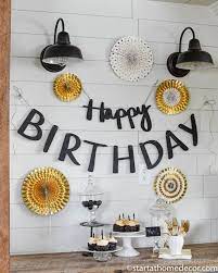 Our Handwritten Birthday Banner Is Perfect For All Your Upcoming Birthday Parties Gold Birthday Party Diy Birthday Banner Birthday Party Shop