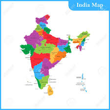 Der indische präsident ernennt für jeden staat einen gouverneur, welcher dem chief minister. Die Detaillierte Karte Von Indien Mit Regionen Oder Staaten Und Stadten Hauptstadten Und Sri Lanka Lizenzfrei Nutzbare Vektorgrafiken Clip Arts Illustrationen Image 74784659