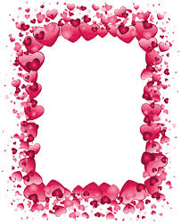 Valentine S Day Pink Heart Border Transparent Png Clip Art Image Valentines Day Border Valentines Clip Valentines Day Clipart