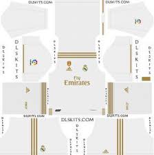 Real Madrid 2019 2020 Dream League Soccer Kits Logos Uniformes De Futbol Uniformes Soccer Camisas Del Real Madrid