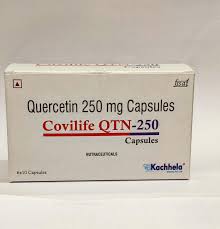 Quercetin 250mg Tablet at ₹ 500/bottle | Anjangaon | ID: 2858441586562