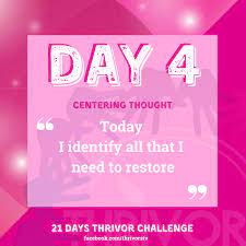 What is the date (today)? Day 4 21 Days Thrivor Challenge Thrivors
