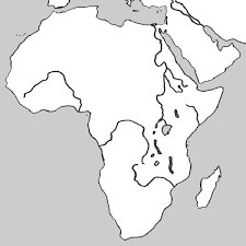Outline Physical Map Of Africa Africa Map Africa Outline Map Activities
