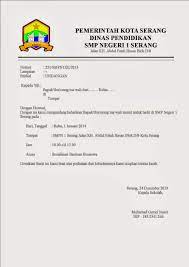 Gambar garis pemisah di bawah kop. Download Inilah Contoh Surat Resmi Lengkap Yang Baik Dan Benar Al