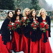 17 Bridesmaid Style Ideas For A Winter Wedding Trubridal Wedding Blog Winter Bridesmaid Dresses Winter Wedding Dress Winter Bridesmaids