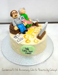 Maybe you would like to learn more about one of these? Parents Silver Anniversary Cake Cakes Pk