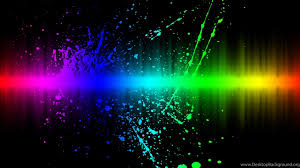 The wallpaper trend is going strong. Cool Wallpapers 1920x1080 With Colorful Rainbow Paint Desktop Background