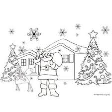 Le père noël a rempli sa hotte de jouets et s'apprête à les distribuer. Coloriage Pere Noel Tous Les Dessins De Tete A Modeler