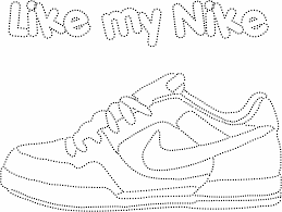 Nike Schoen Borduren Op Papier Borduurpatronen Patronen