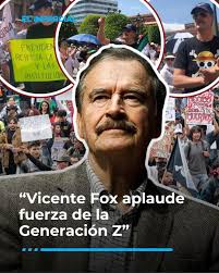 😂🇲🇽 Vicente Fox ahora sí “ama” a la Generación Z Qué curioso: La misma  persona que llamó “flojos”, “chairos” y “mantenidos” a millones de jóvenes…  HOY anda celebrando marchas juveniles como si