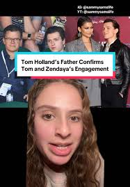 Not Tom’s father spilling the tea… #tomholland #zendaya #engaged