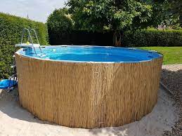 Pool verkleiden 9 ideen und tipps pool wer einen großen garten besitzt oder noch freie bzw. Frame Pool Mit Bambusmatten Verkleiden Geht Ganz Einfach Und Schnell Und Sieht Viel Schoner Aus Frame Pool Transfor Bambusmatte Pool Gartenbau Gunstiger Pool