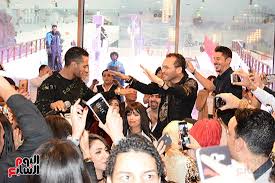 نجوم الفن والإعلام يشاركون ياسر سليم افتتاح بوسبورس فى مول مصر اليوم السابع