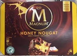 Magnum Glace Batonnet Miel Nougat X4 440 Ml 316 G