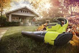 The Ryobi 40v High Performance Blower Features Gas Like Power Without The Hassle Of Gas And Oil The Unique Jet Fan Design Of The Ryobi C Ryobi Jet Fan Blowers