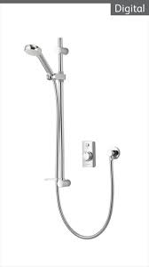 Visage Digital Shower Range Concealed Digital Shower With Adjustable Head Digital Showers Water Saving Shower Head Shower Rail